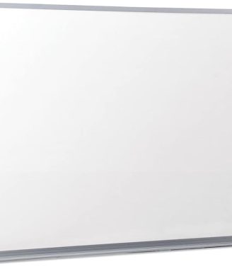 Universal Melamine Dry Erase Board, 36 X 24 Inches Satin-Finished Aluminum (43623)